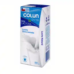 Colun Leche Descremada sin Lactosa Natural