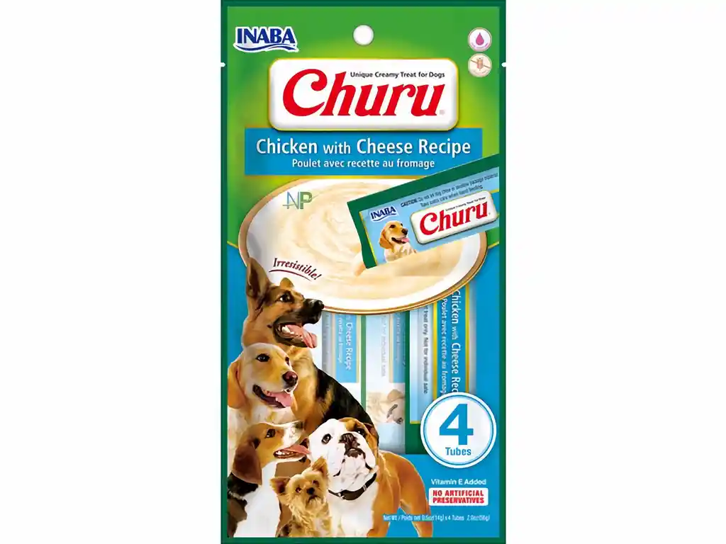 Churu Snack para Perro Chicken and Cheese