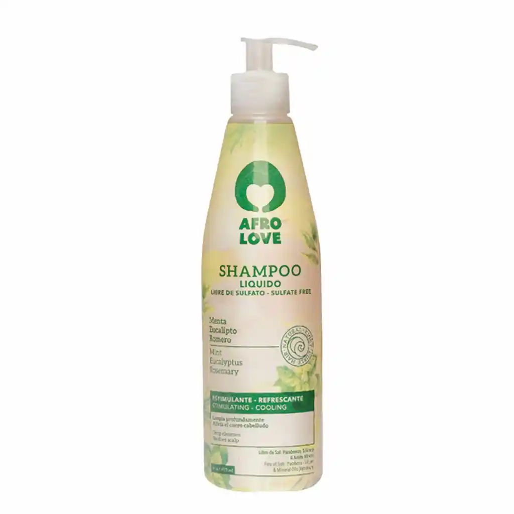 Afro Love Shampoo Menta Romero y Eucalipto