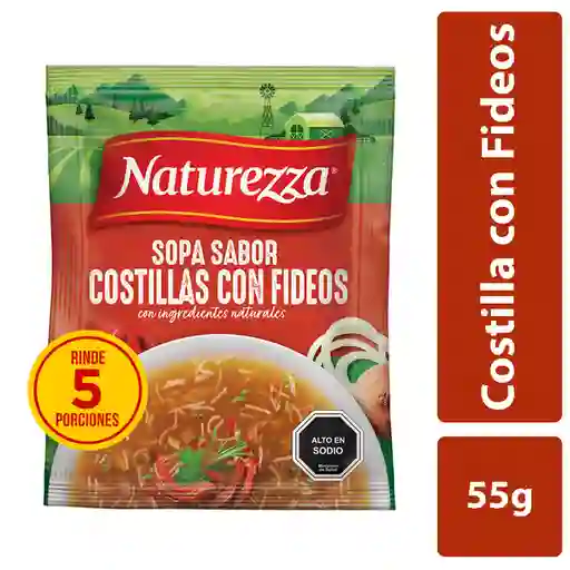 Naturezza Sopa de Costillas con Fideos 