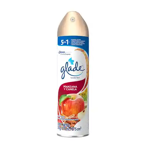 Glade Desodorante Ambiental Aerosol Manzana y Canela