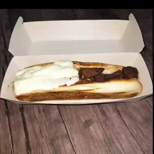 Hotdog Carne y Queso