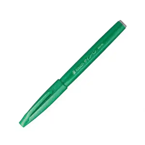 Pentel Marcador Punta Pincel Sign Touch Verde