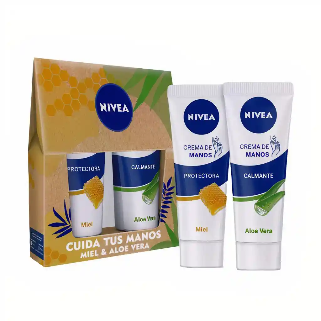 Nivea Kit Crema de Manos Miel y Aloe Vera