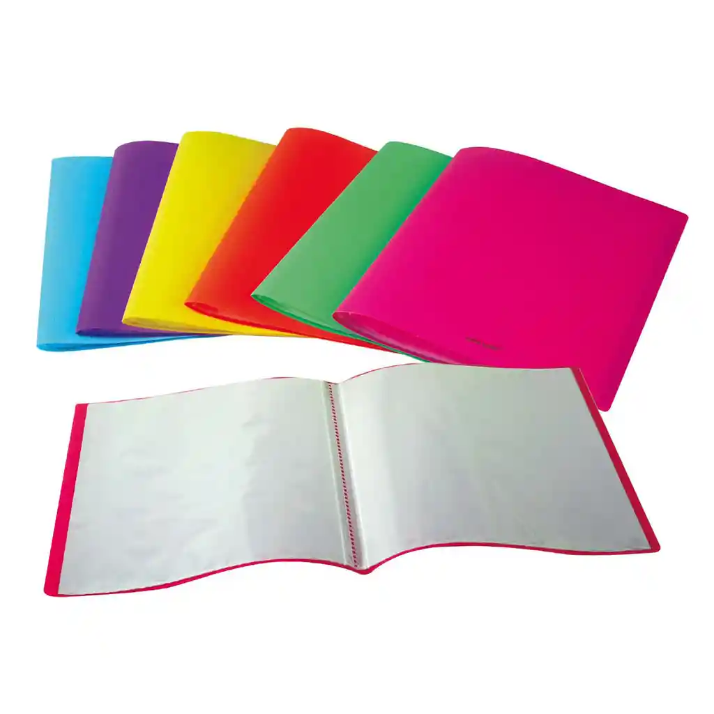 Carpeta 20 fundas soft color mix