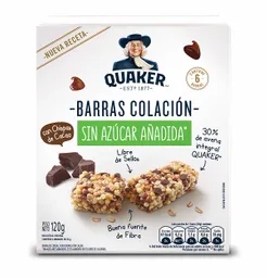 Quaker Barras de Cereal Colación con Chispas de Chocolate