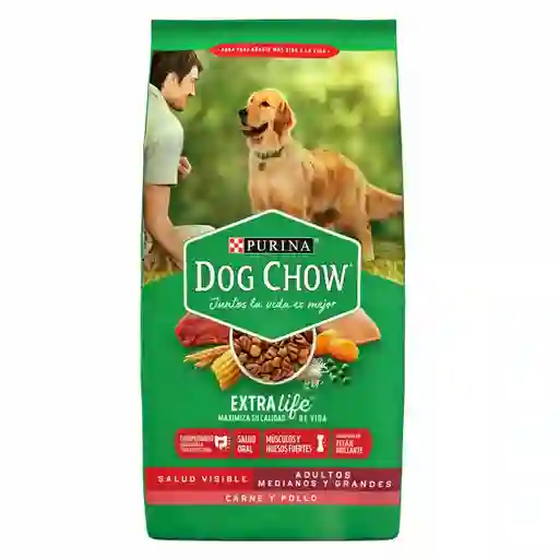 Dog Chow Alimento para Perro Adulto Sabor a Carne y Pollo
