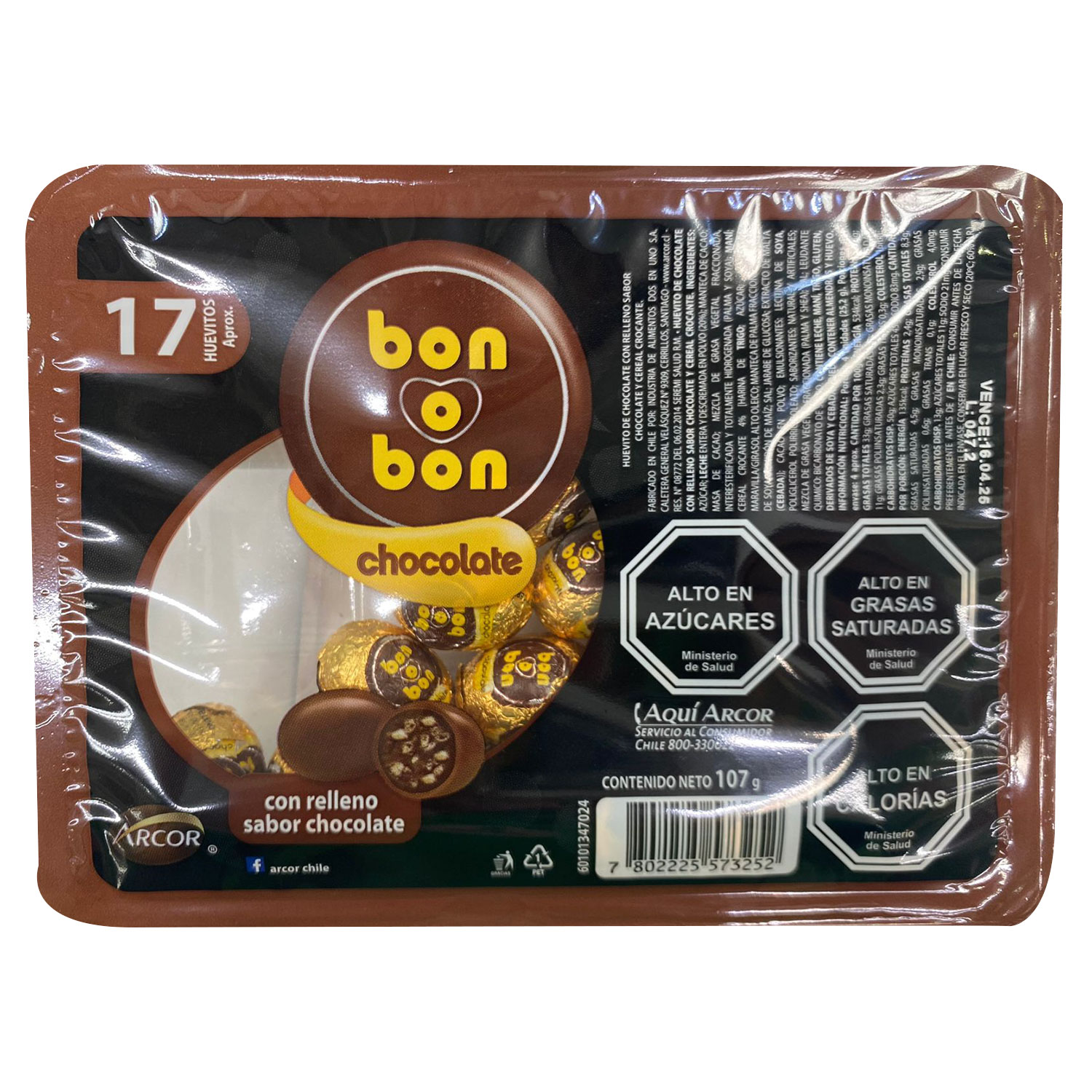 Huevo Chocolate Bon o Bon Bja