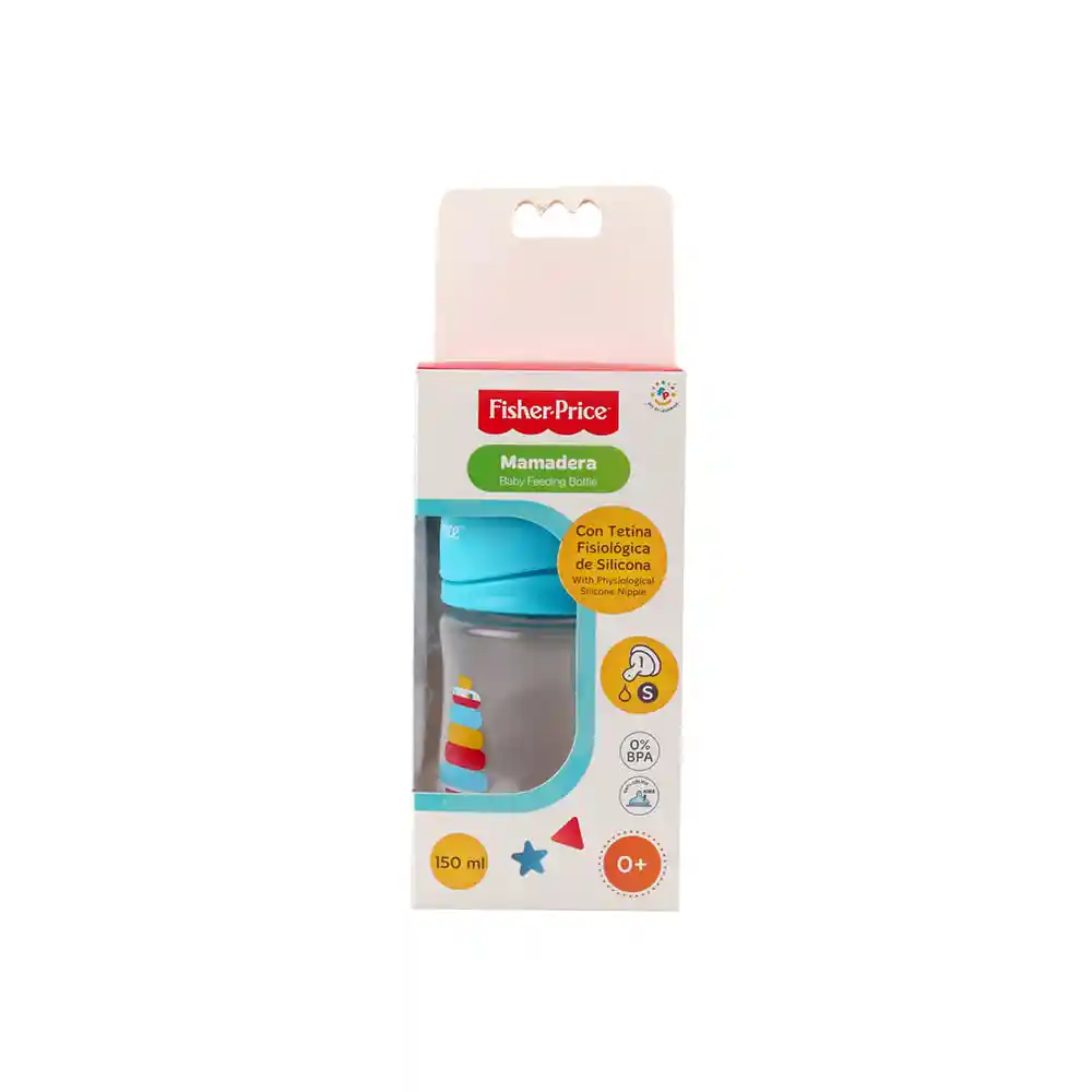 Mamadera Toys 150 ml Celeste