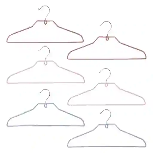 Set Colgadores Antideslizantes 40 x 34 x 19 cm Casaideas