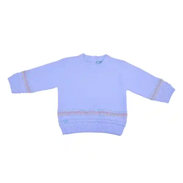 Chaleco Bebe Niña Celeste Pillin 4 a