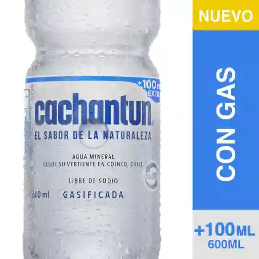 Agua con Gas Cachantun 600 ml