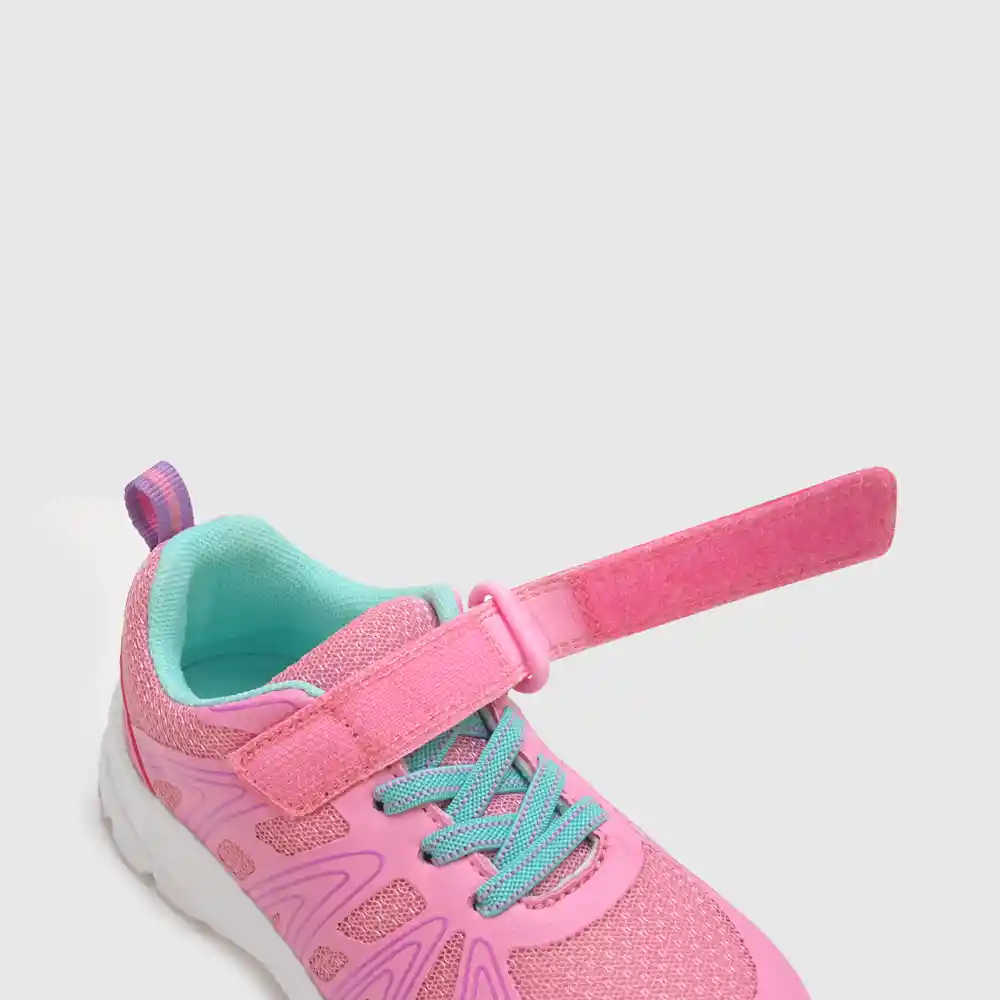 Zapatillas Deportiva De Niña Rosado Talla 25