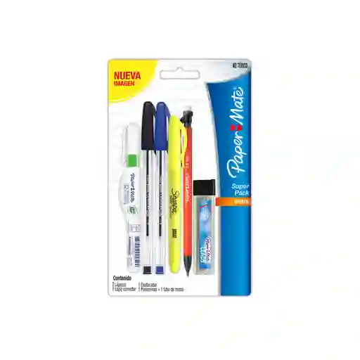 Paper Mate Pack Universitario de Lápices y Corrector