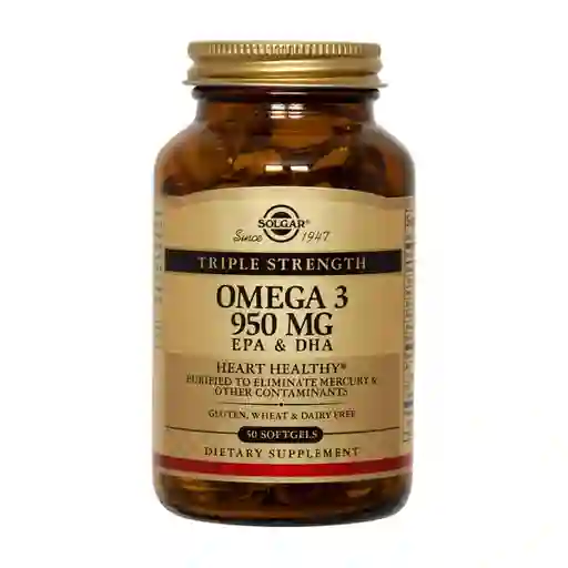 Solgar Omega 3 Triple Strength (950 mg)