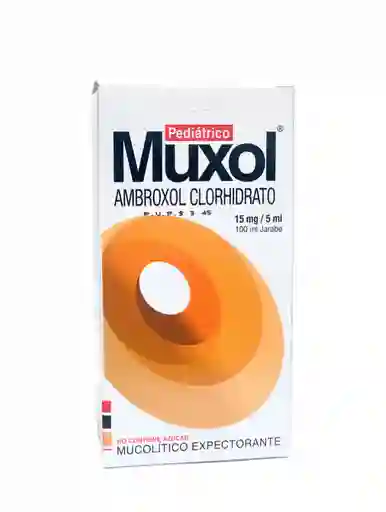 Muxol Jarabe Pediátrico sin Azúcar (15 mg) 