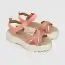 Sandalias Velcro Niña Naranjo Talla 38