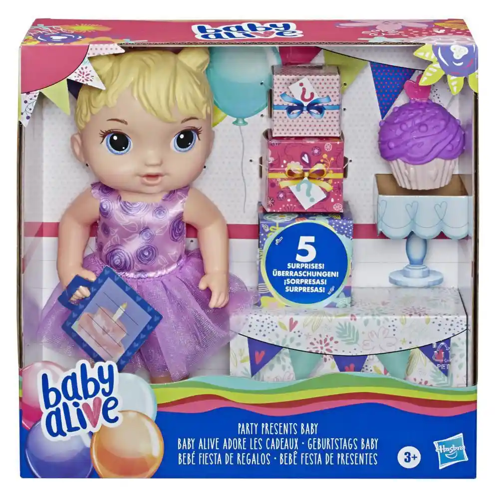 Baby Alive Bebe Fiesta De Regalos