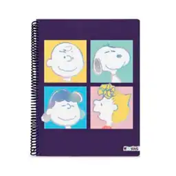 Cuaderno Univ Snoopy Tapa Semi Rigida L