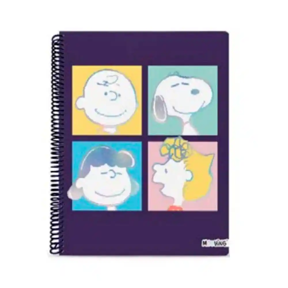 Cuaderno Univ Snoopy Tapa Semi Rigida L