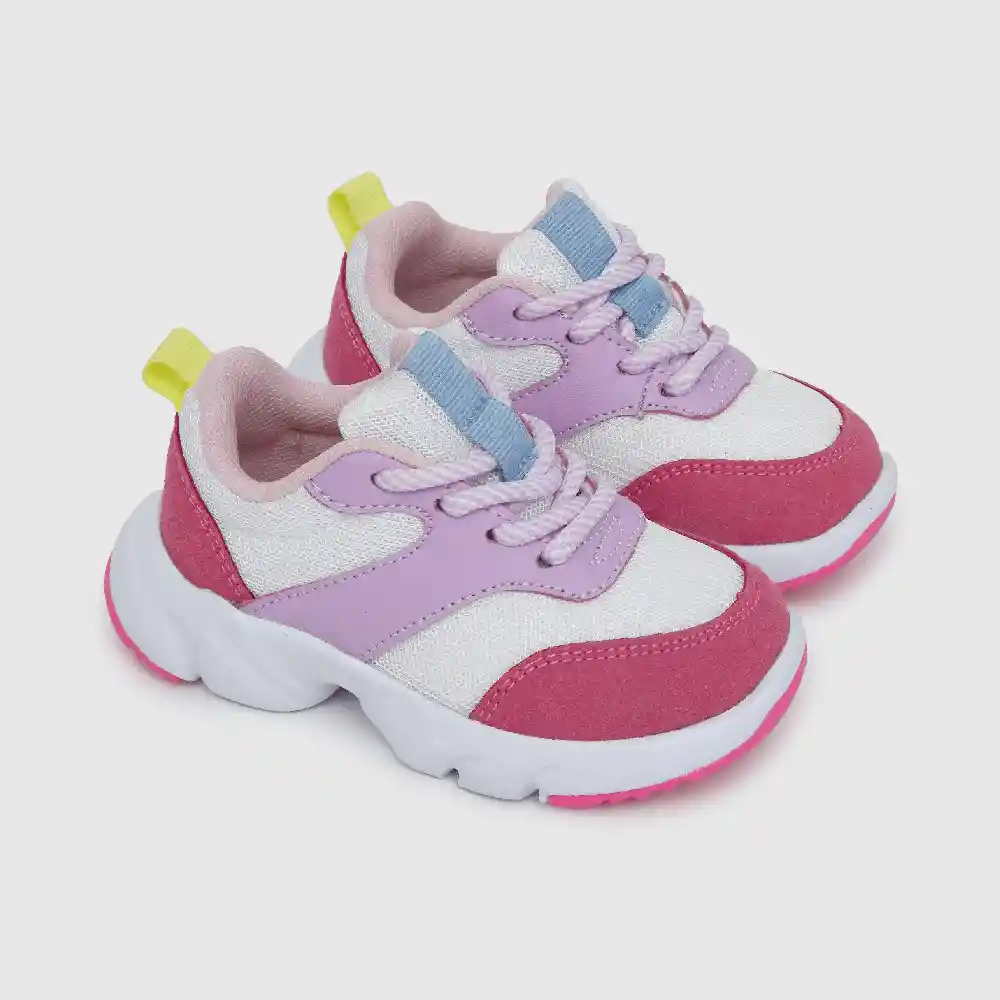 Zapatillas Chunky Rosado Talla 27
