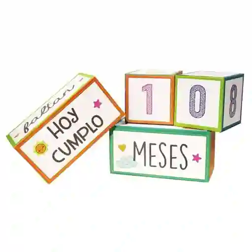 Bloque Meses Baby Shower