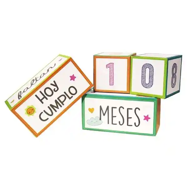 Bloque Meses Baby Shower