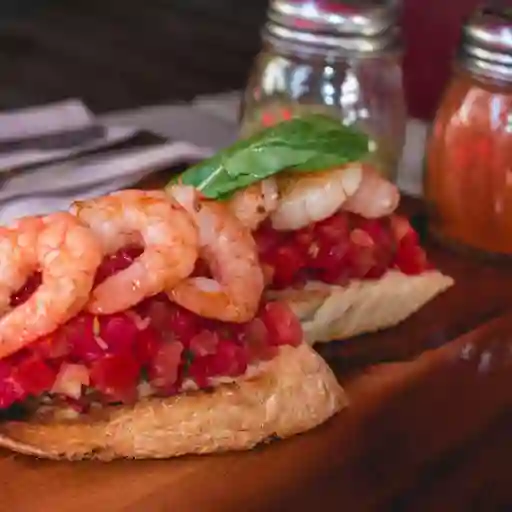 Bruschetta gamberetti