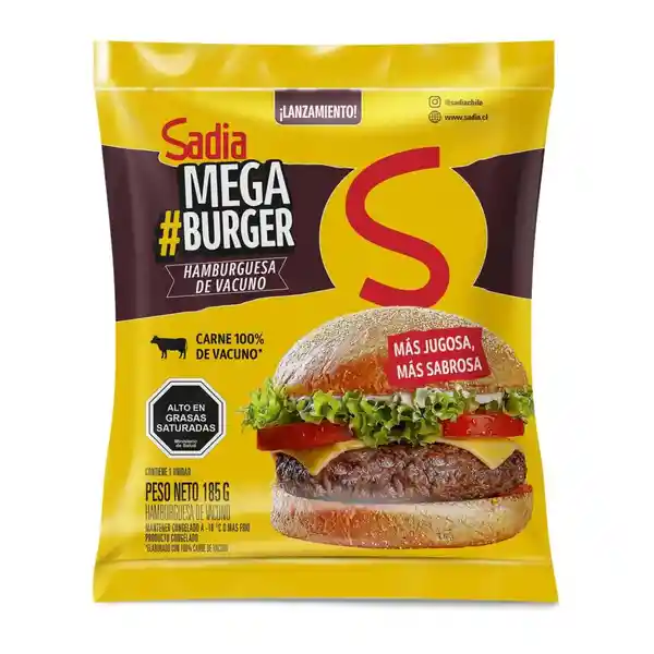 Sadia Hamburguesa Vacuno