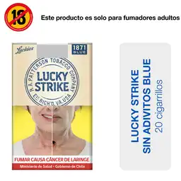 Lucky Strike Cigarrillos Patterson Blue Blando