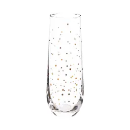 Vaso de Vidrio Para Espumante Navidad 295 mL Casaideas