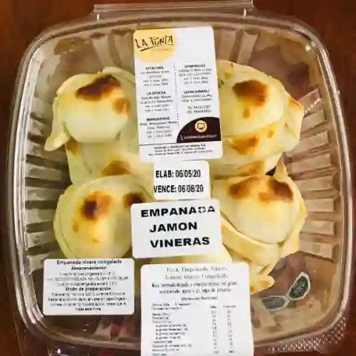 Pack Emp Jamon Queso Vineras - 10 Unidad