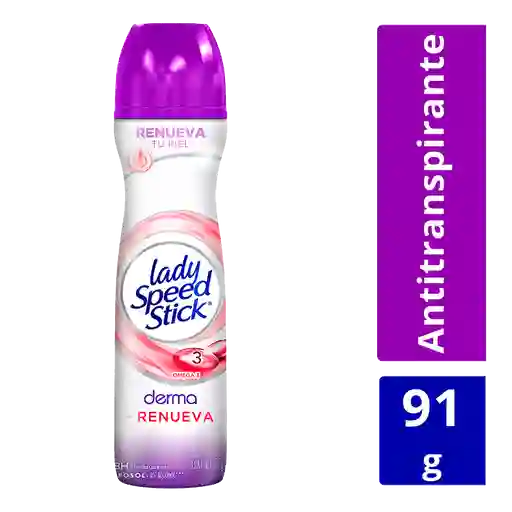 Lady Speed Stick Antitranspirante Omega 3 Derma + Renueva Spray