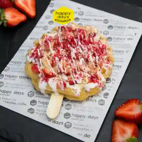 Waffle Pop Frutilla Lovers