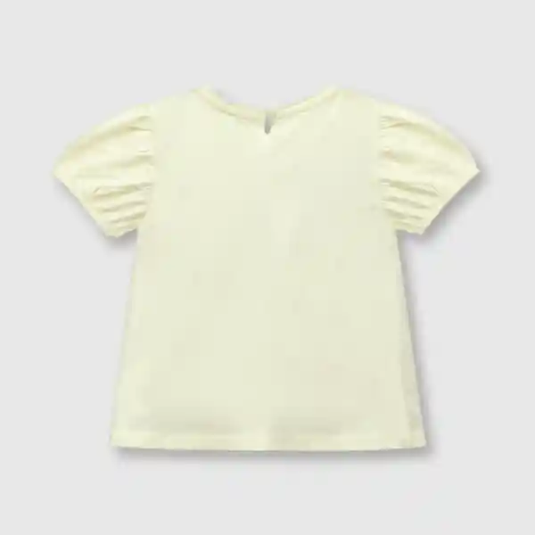 Polera Guepardo de Bebé Niña Amarillo Talla 3/6M Colloky