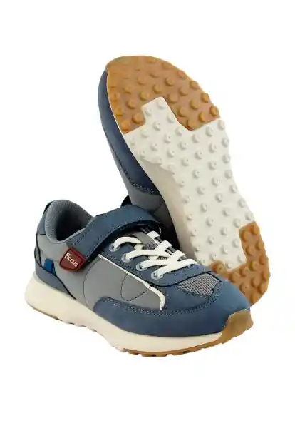 Zapatillas Sport Velcro W24 Niño Azul 32 929 Ficcus