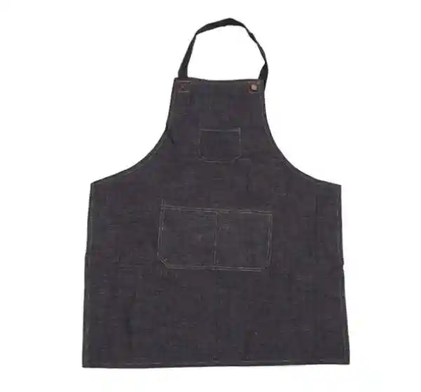 Pechera Delantal Mezclilla Jeans Cocina Y Asados