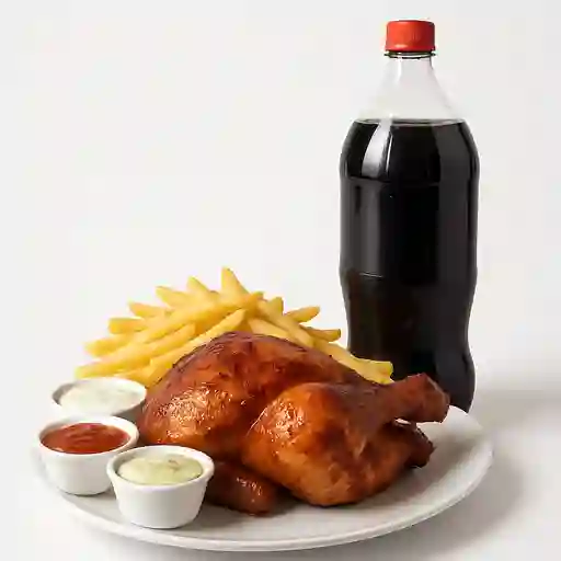 Combo Medio Pollo y Bebida