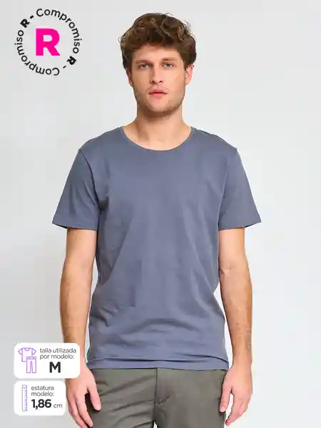 Index Polera Crew Celeste L SS25