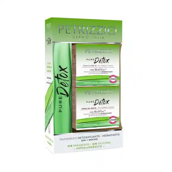 Petrizzio Estuche Crema Pure Detox Dia Y Noche