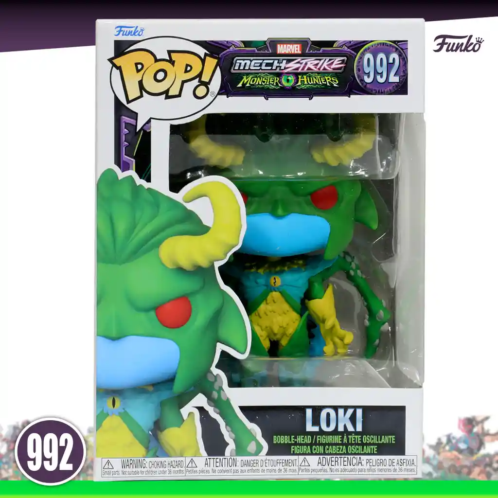 Funko Pop Figura de Colección Movies Marvel Monster 992