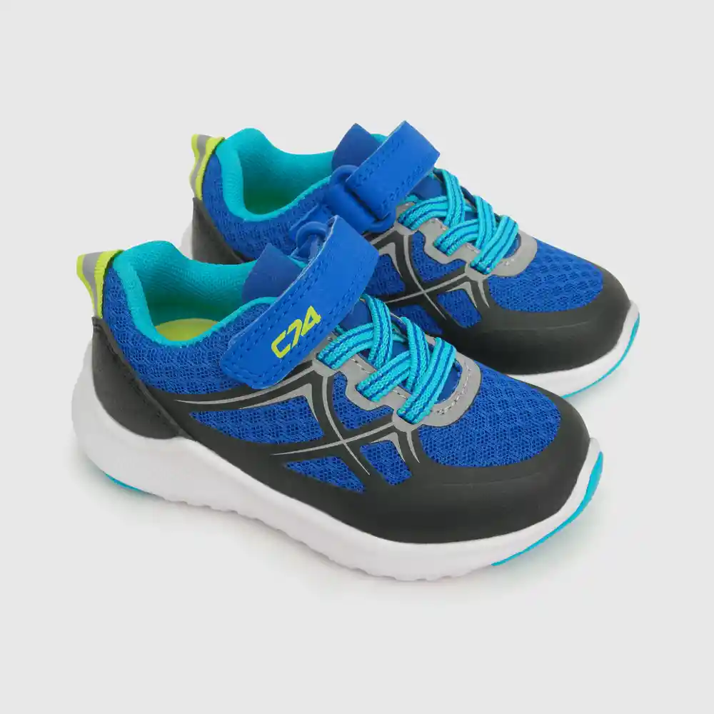 Zapatillas Deportiva Caña Baja Azul Talla 26