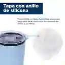 Miniso Vaso de Acero Inoxidable Para Coche Azul 500 mL