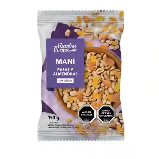 Nuestra Cocina Mix Maní Pasas Almendras