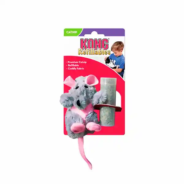 Kong Juguete Refillable Ratón Para Gato