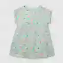 Vestido Flores Calipso De Niña Claro Talla 3/6 Meses