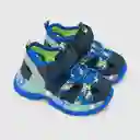 Sandalias Con Luces De Niño Azul Talla 26