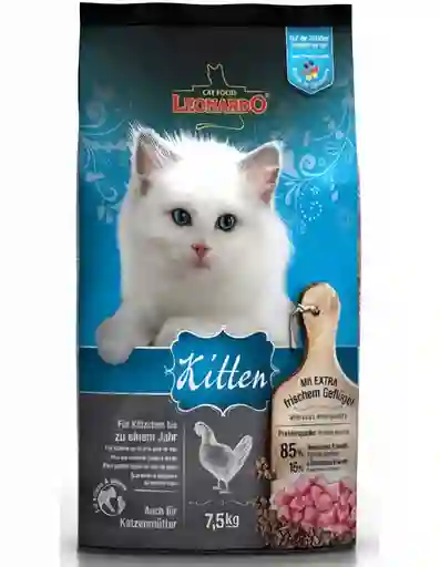 Leonardo Alimento para Gatos Kitten Sabor a Ave 