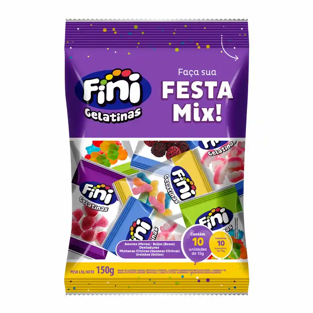 Fini Bolsa Mix Gomitas Fiesta