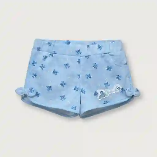 Short Disney Princesas De Niña Denim Talla 3a